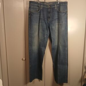 CodyJames Men's 40x32 Straight Leg Blue Jeans (0558P1)